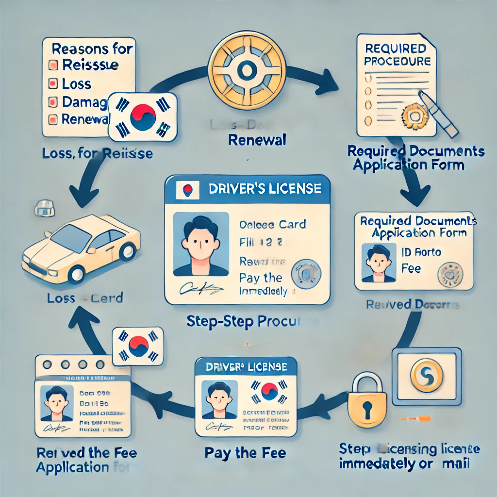 운전면허증 재발급 비용